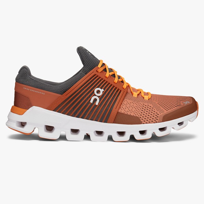 ON Cloudswift Mens - Men's Road Running Shoes NZ-71436 Rust/Rock